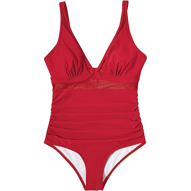 🏖️ 🏖️ Pre-Summer Sale 55% OFF🏝️Mesh Tummy Control Swimsuit