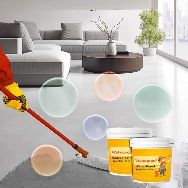🎉2025 HOT SALE 🎉Waterproof Water-Based Epoxy Floor Paint