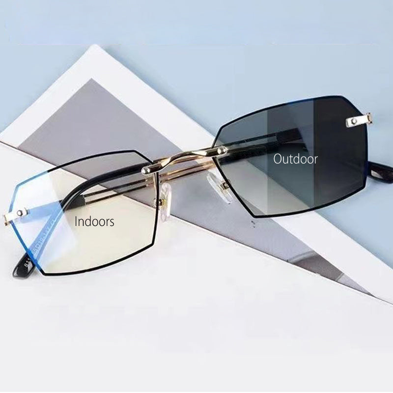 🔥Hot Sale🔥2-in-1 Photochromic Blue Light Blocking Reading Glasses