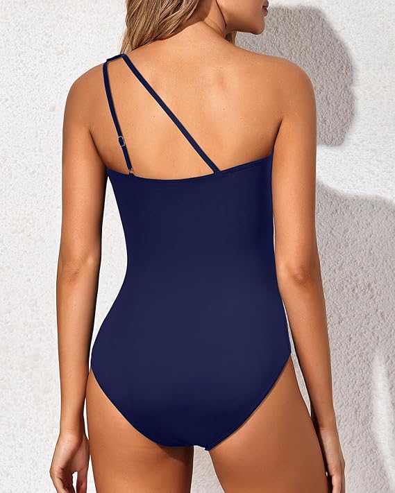 ⛱️LAST DAY SPECIAL PRICE: £14.99!!💖One Shoulder One Piece Swimsuit for Women👙