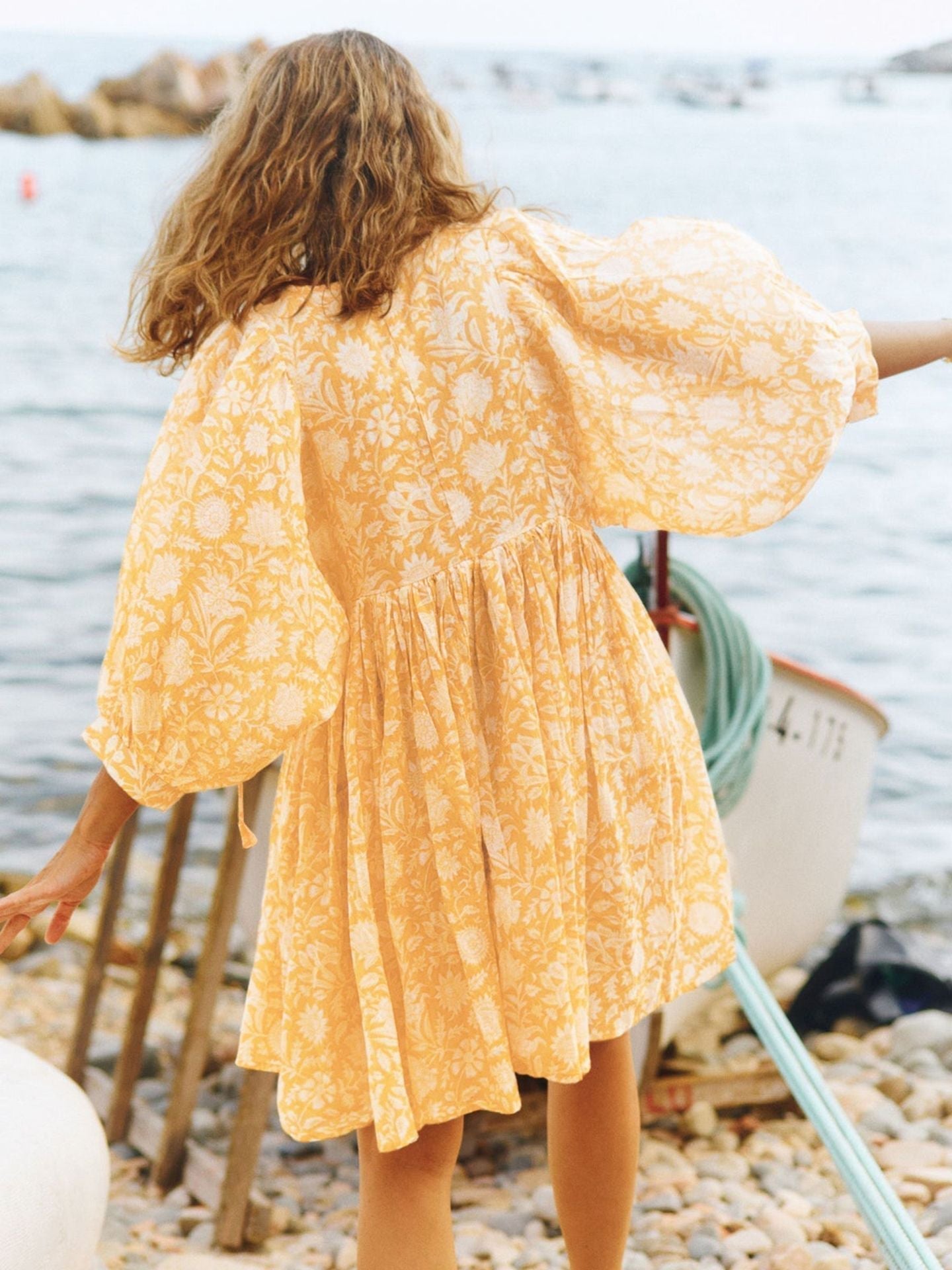 š„50% OFFš„V Neck Summer Half Sleeve Floral Tunic Short Dress