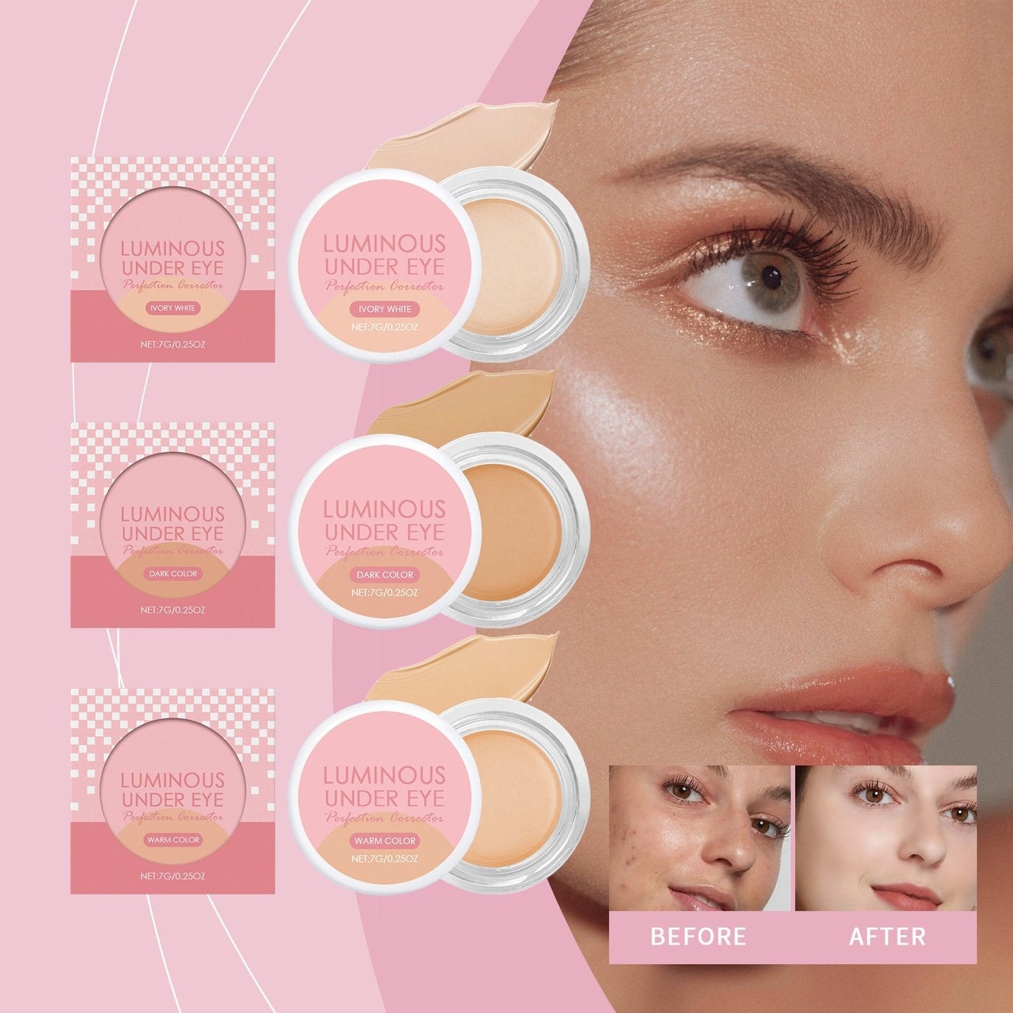 🔥 Buy 1 Get 1 Free-60%OFF✨Under Eye Brightener, Brightening Cream Concealer