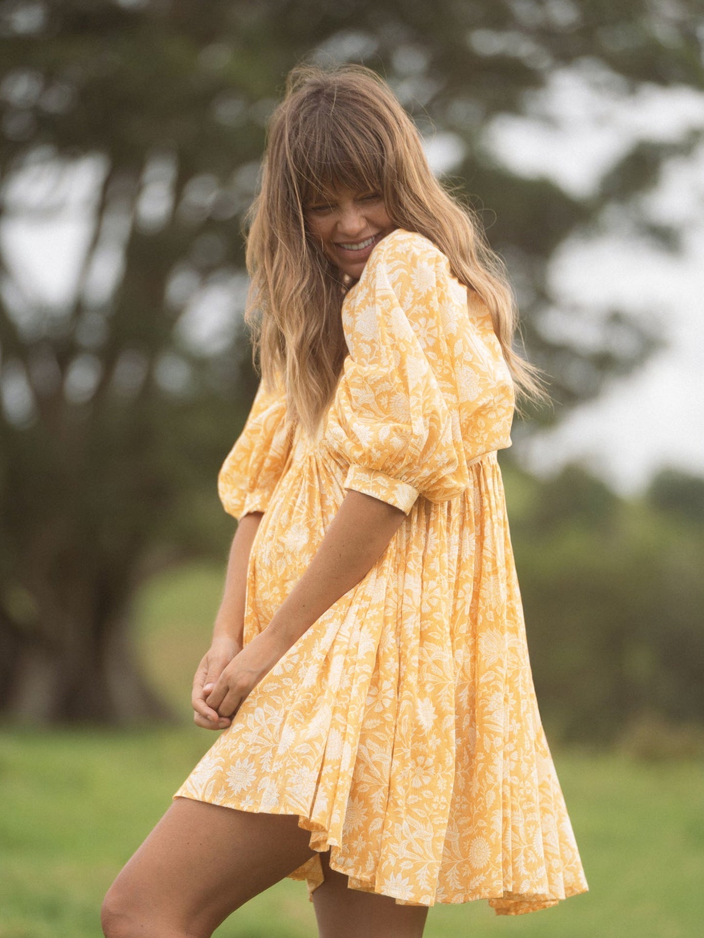 š„50% OFFš„V Neck Summer Half Sleeve Floral Tunic Short Dress