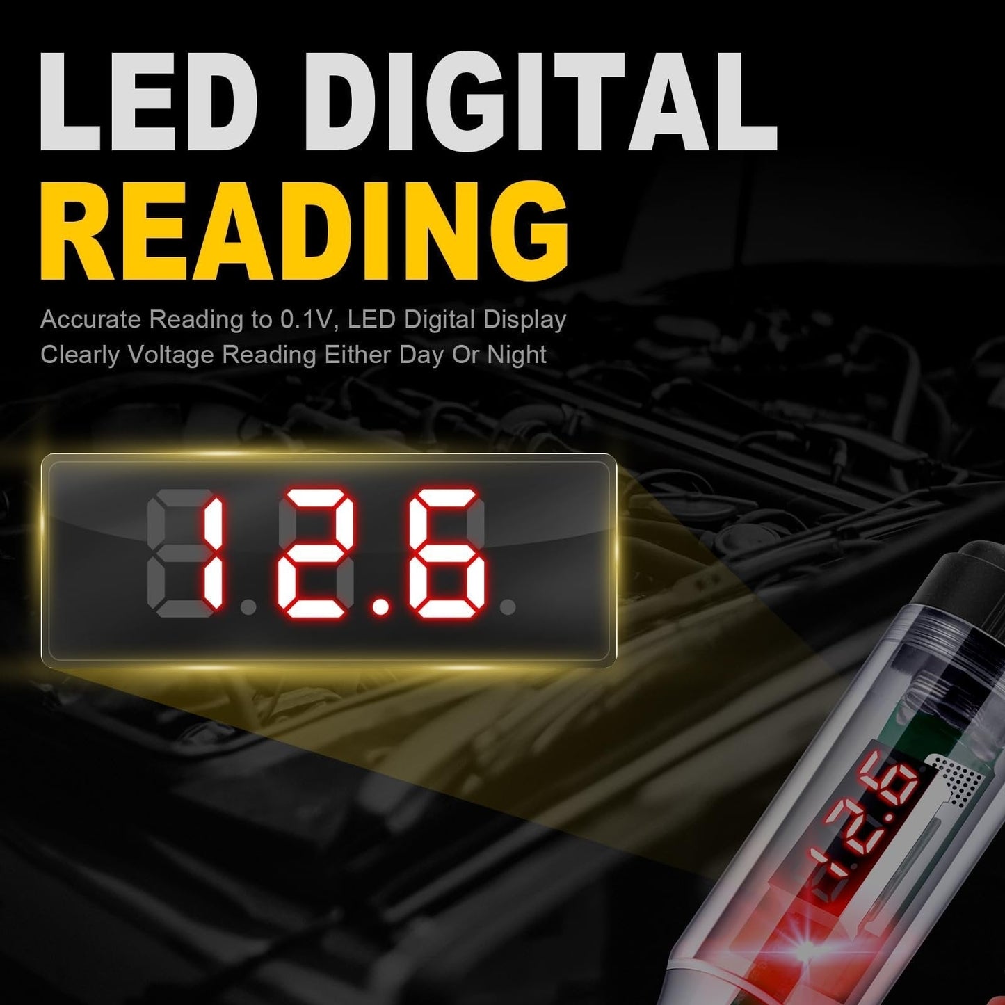 🔥Hot Sale 50% OFF🔥Heavy Duty 5-90V Digital LED Circuit Tester