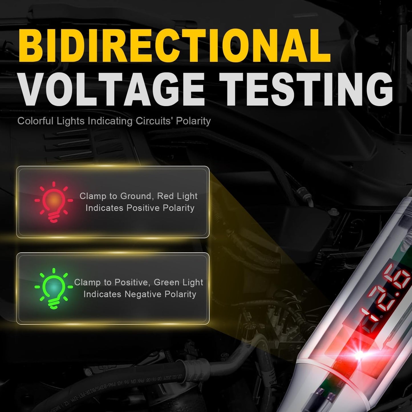 🔥Hot Sale 50% OFF🔥Heavy Duty 5-90V Digital LED Circuit Tester