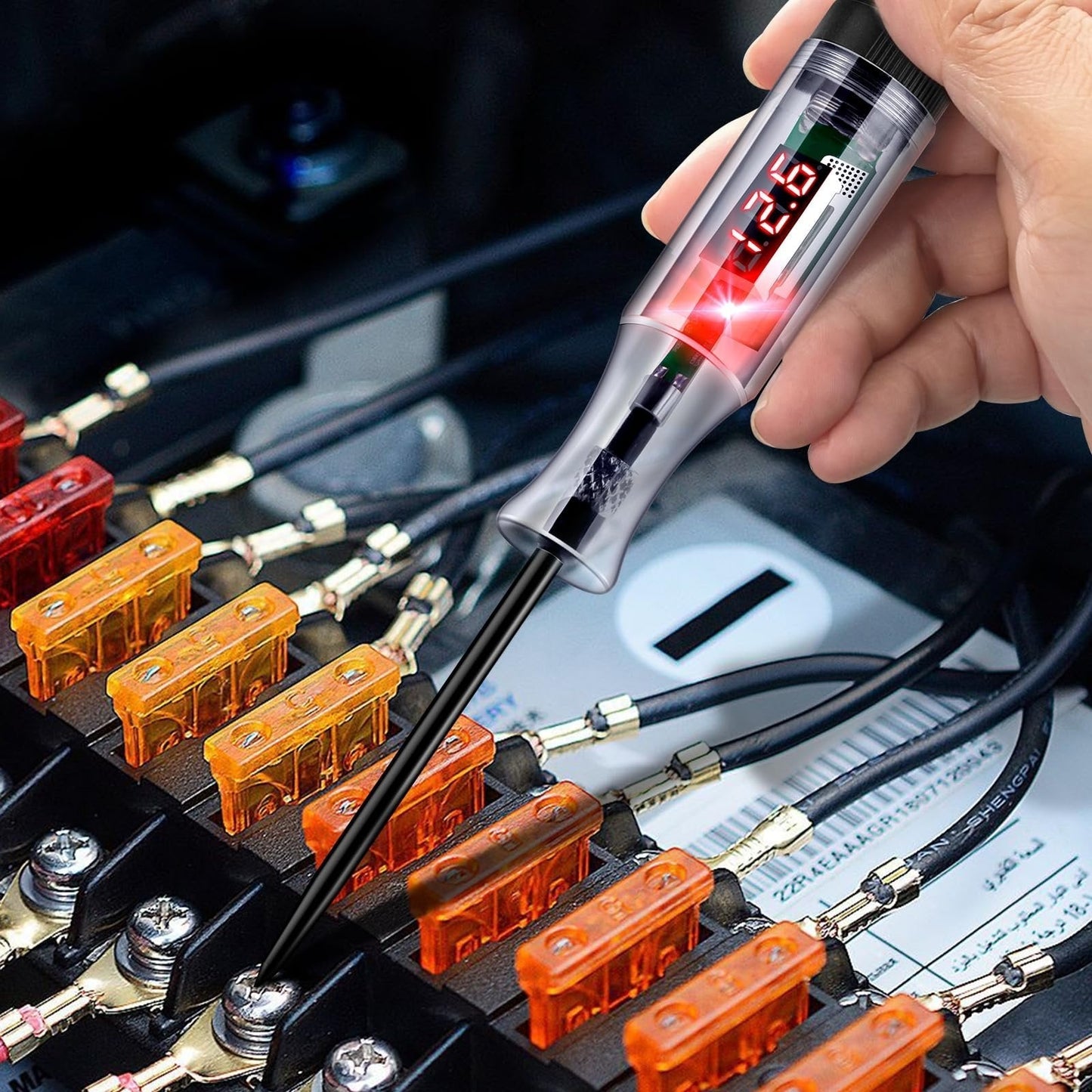 🔥Hot Sale 50% OFF🔥Heavy Duty 5-90V Digital LED Circuit Tester