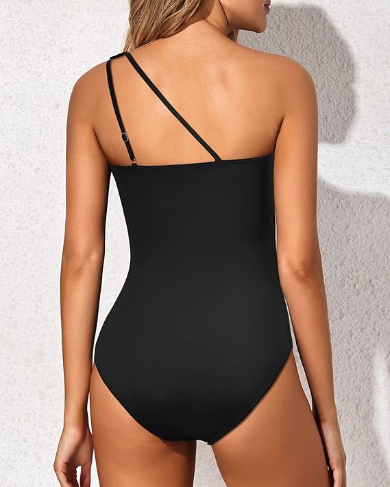⛱️LAST DAY SPECIAL PRICE: £14.99!!💖One Shoulder One Piece Swimsuit for Women👙