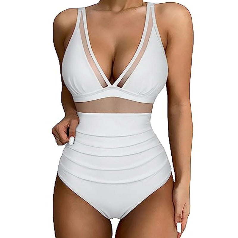 🏖️ 🏖️ Pre-Summer Sale 55% OFF🏝️Mesh Tummy Control Swimsuit