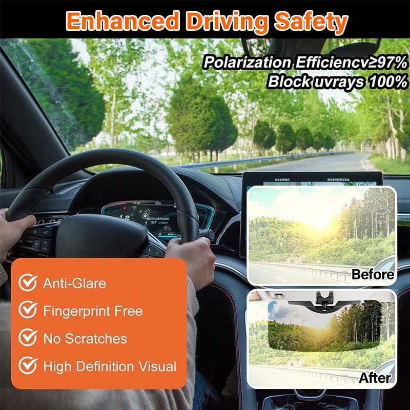 🔥LAST DAY SALE 60% OFF🔥Anti-Glare Driving Visor for Sun Glare & Snow Blindness