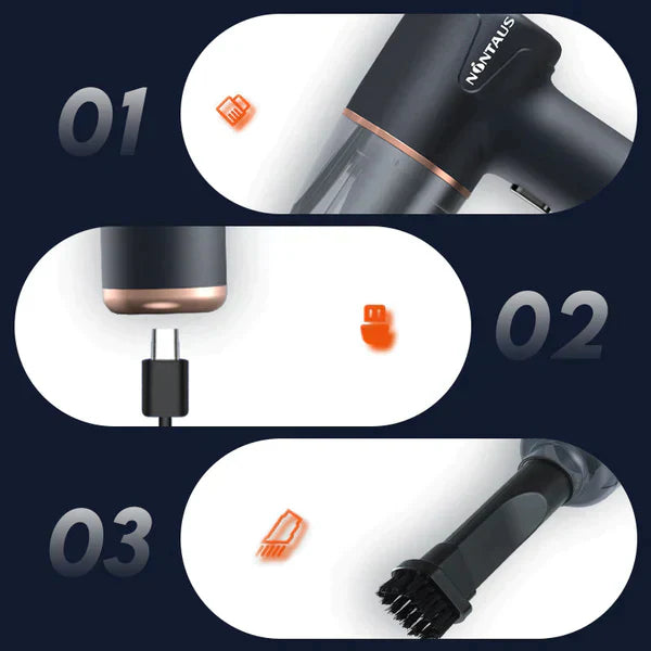End-of-Season Sale😍50%OFF🏆Blow, Vacuum, Inflate - Cordless Vacuum Cleaner for Home and Car