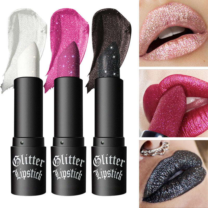 😍💋Buy 1 Get 1 Free💋Matte Long-lasting Lipstick With Fine Glitter
