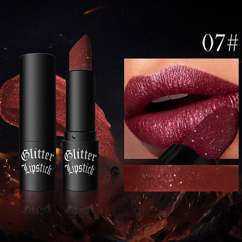 😍💋Buy 1 Get 1 Free💋Matte Long-lasting Lipstick With Fine Glitter