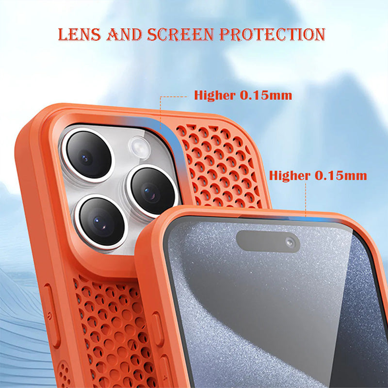 🔥Limited Sale🔥Honeycomb Matrix Cooling Magnetic Phone Case For iPhone