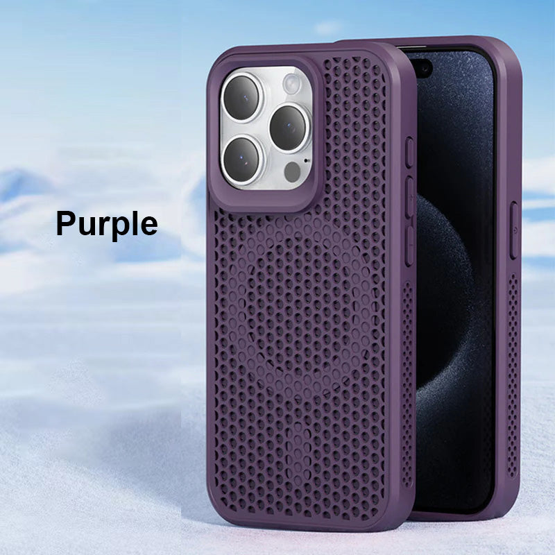 🔥Limited Sale🔥Honeycomb Matrix Cooling Magnetic Phone Case For iPhone