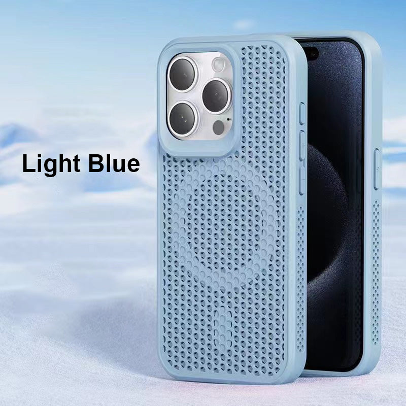🔥Limited Sale🔥Honeycomb Matrix Cooling Magnetic Phone Case For iPhone