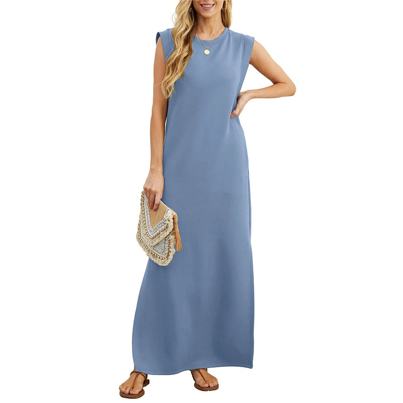 🌸Spring Specials💐 Women Loose Split Wrinkle-Free Long Dress