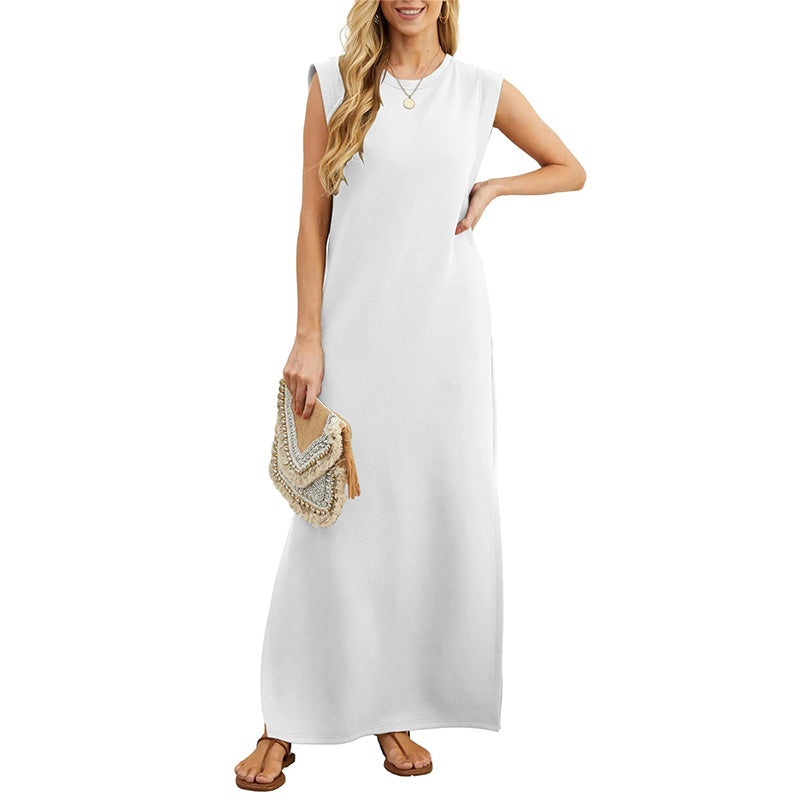 🌸Spring Specials💐 Women Loose Split Wrinkle-Free Long Dress