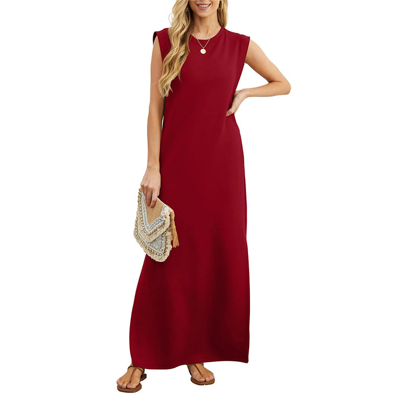🌸Spring Specials💐 Women Loose Split Wrinkle-Free Long Dress