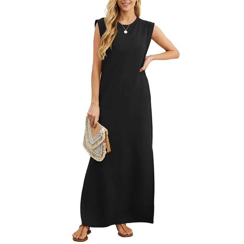 🌸Spring Specials💐 Women Loose Split Wrinkle-Free Long Dress