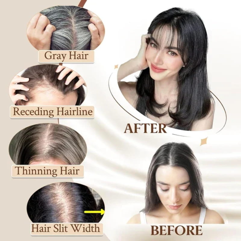💥Limited Time Big Sale 60% OFF💥 Natural Hair Toppers with Bangs for Women(100% Natural Real Hair)