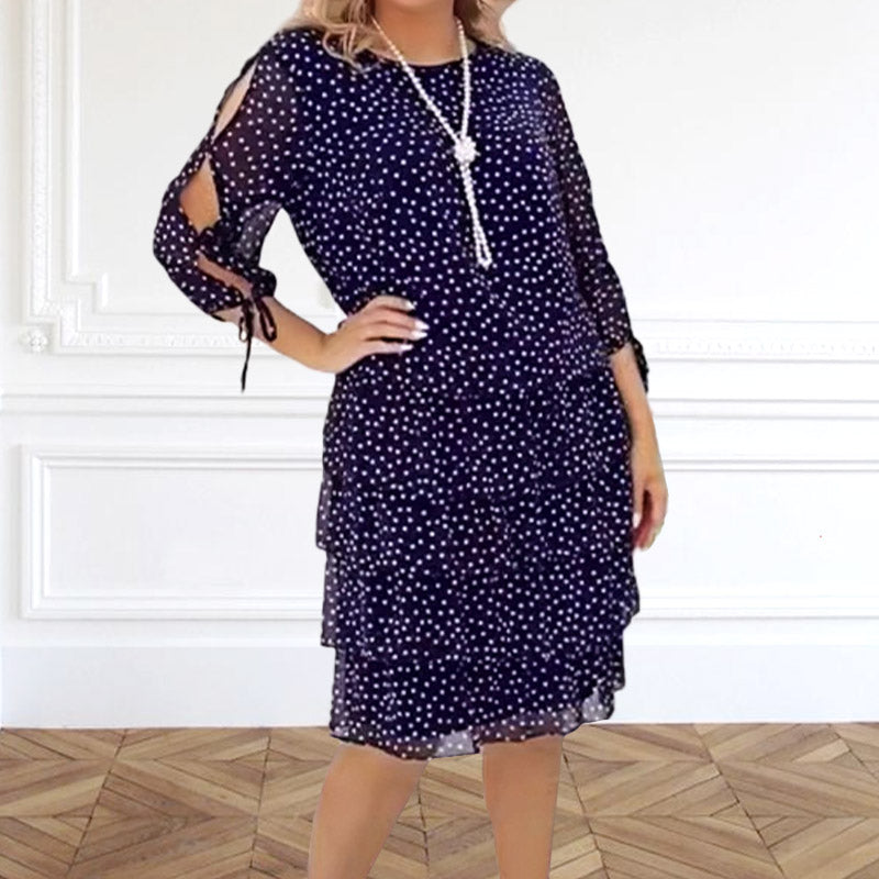 ✨✨Women's Casual Printed Tiered Layered Swing Dress