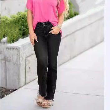 🌸Spring Specials 63% OFF💐Women’s Casual High Waist Jeans with Pockets