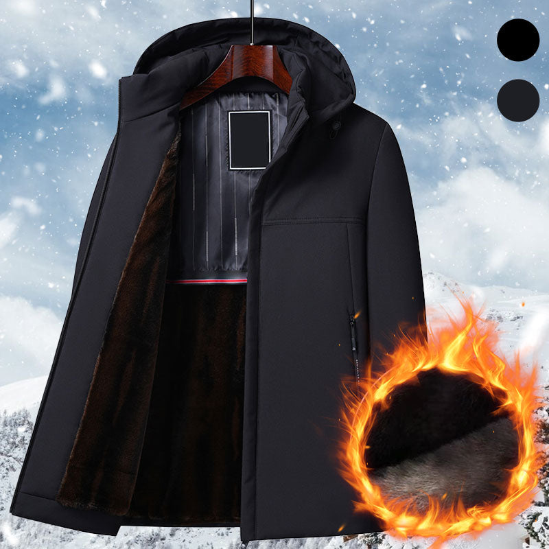 ❄️Clearance Sale❄️Men’s Thermal Thick Hooded Parka Coat