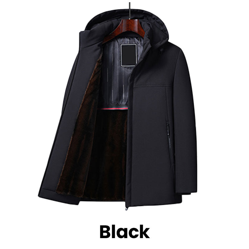 ❄️Clearance Sale❄️Men’s Thermal Thick Hooded Parka Coat