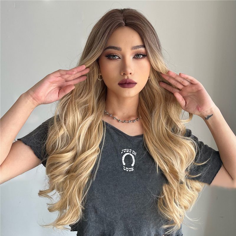 Beautiful Fluffy Long Curly Hair Wig