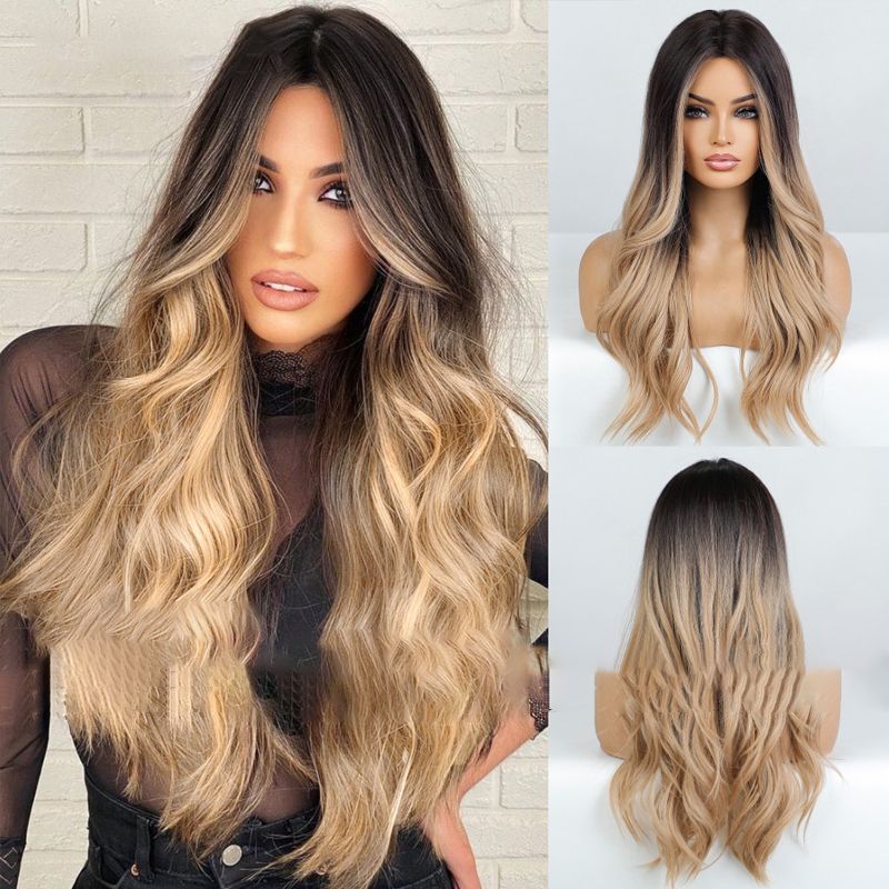 Beautiful Fluffy Long Curly Hair Wig