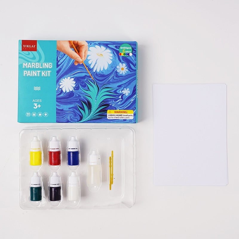 🌊🎨The Hottest Art Trend of 2025!🎨 Water Marbling Paint Art Kit - Inspire Creativity, Endless Fun!