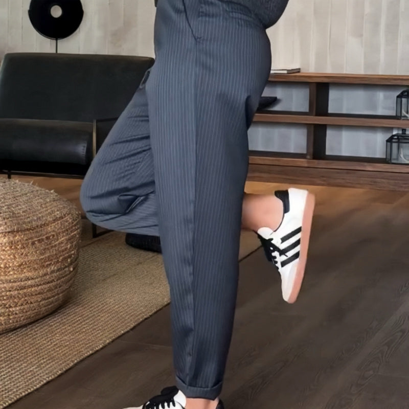 🍃Women's High Waist Casual Straight Blazer Pants