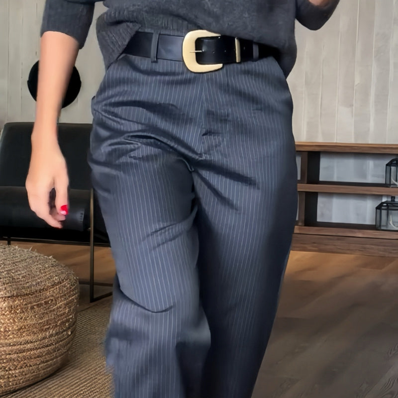 🍃Women's High Waist Casual Straight Blazer Pants