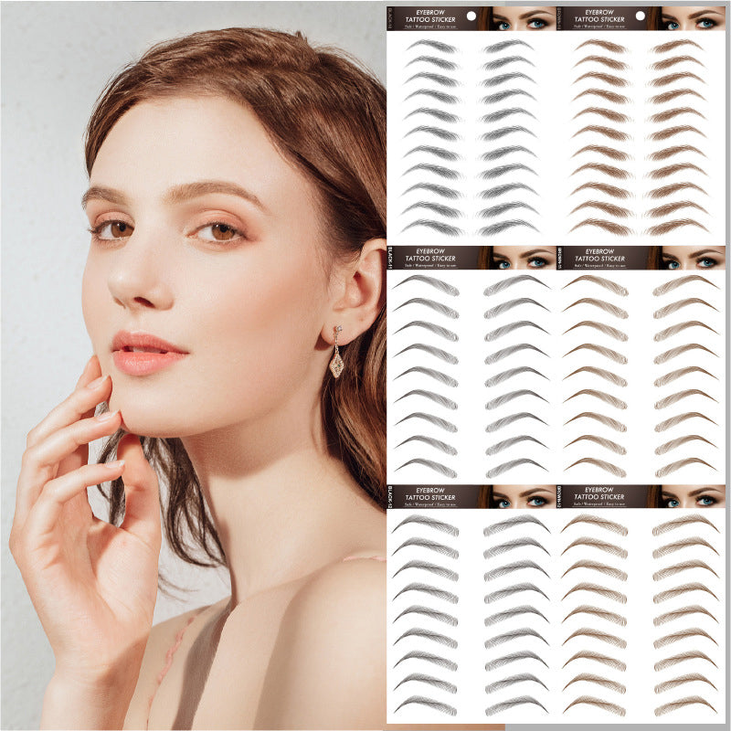 🎉Happy New Year! 50% OFF 🛍️Long-Lasting 3D Waterproof Eyebrow Tattoo Sticker