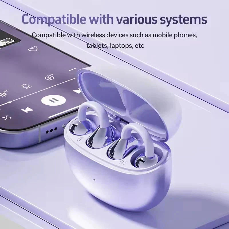 🫧LAST DAY SALE 62% OFF🫧🎧Lightweight Open Ear Clip Bluetooth Headphones