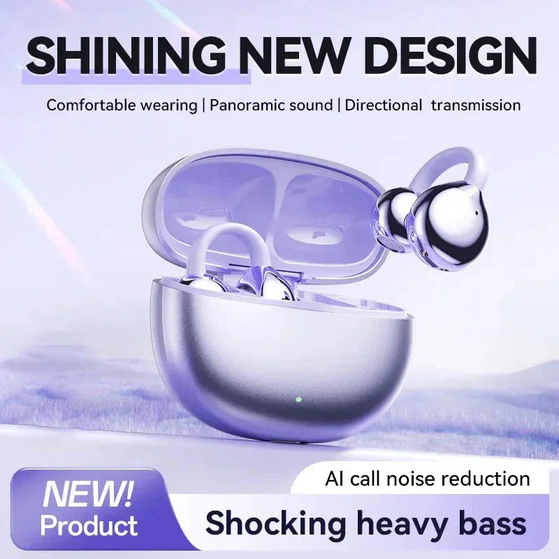 🫧LAST DAY SALE 62% OFF🫧🎧Lightweight Open Ear Clip Bluetooth Headphones