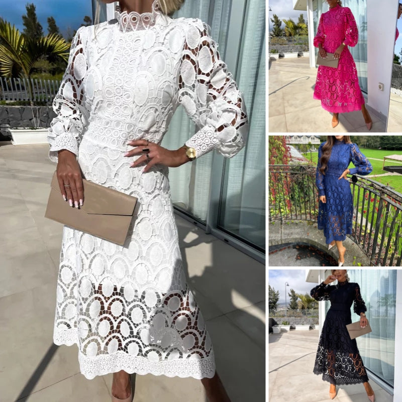 💕Limited Sale 50% OFF💕Vintage Lace Hollow-Out Dress