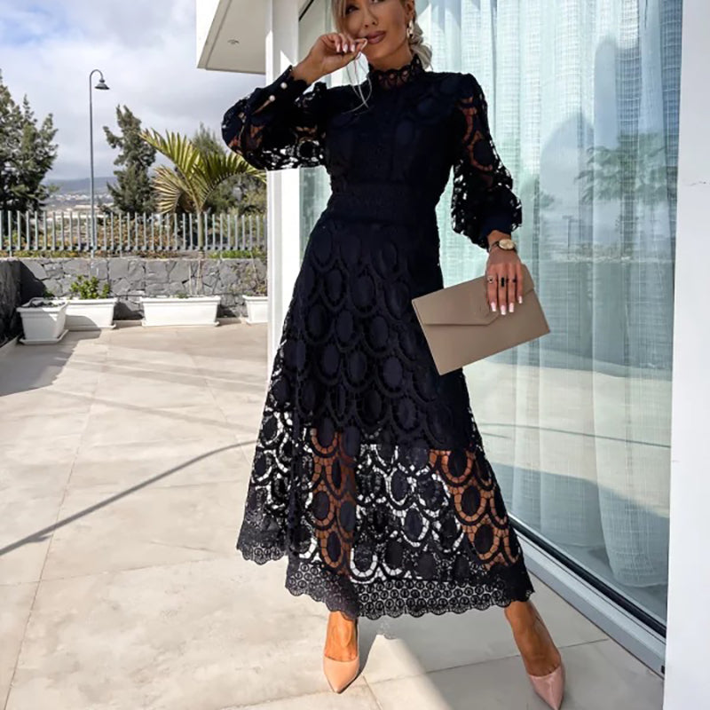 💕Limited Sale 50% OFF💕Vintage Lace Hollow-Out Dress