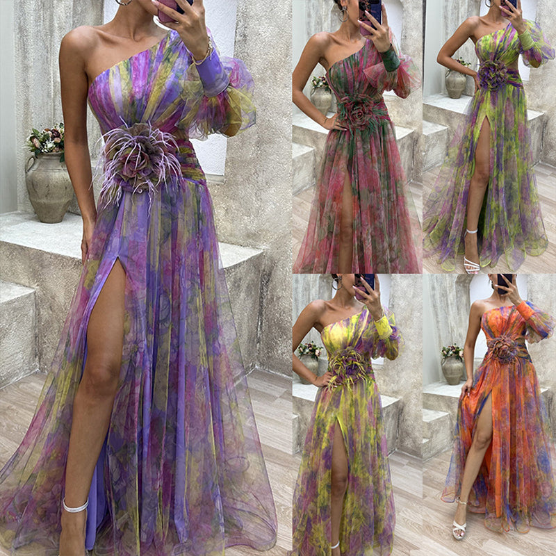 🌸Spring Specials 55% OFF🌸 Women's Tulle Irregular Gown Dresses