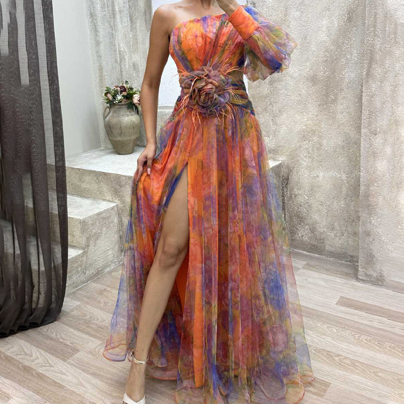 🌸Spring Specials 55% OFF🌸 Women's Tulle Irregular Gown Dresses