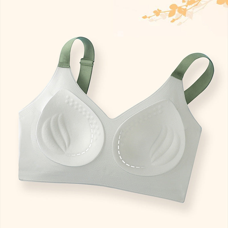 ✨Color-Blocked Non-Marking Gathered Push-Up Bra(🔥Buy 2 Get 1 Free)