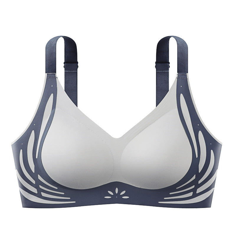 ✨Color-Blocked Non-Marking Gathered Push-Up Bra(🔥Buy 2 Get 1 Free)