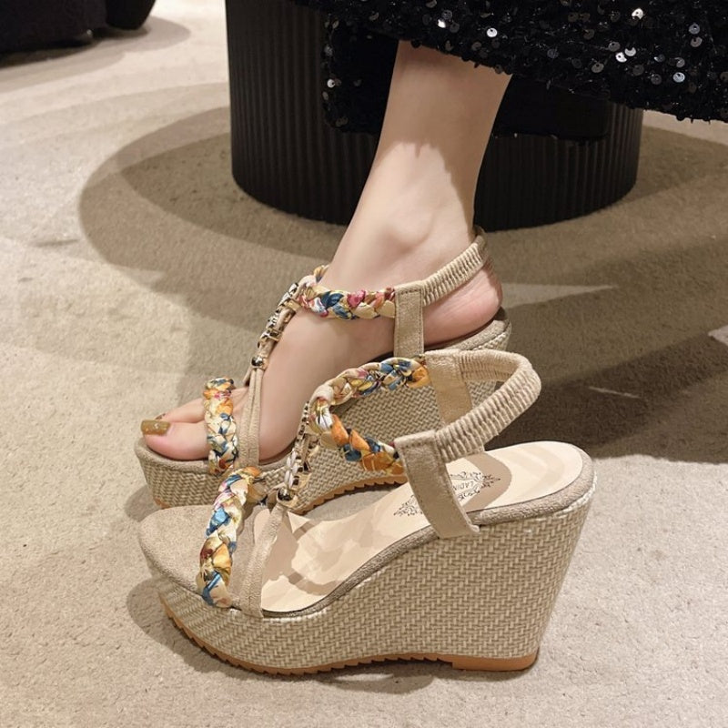 🌸Spring Specials🌸 Women's Boho Wedge Pointed Toe Sandals