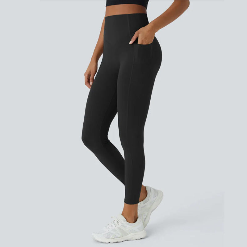 💕2025 HOT SALE 60% OFF🌸High-Waisted Butt Lifting Tummy Control Shaping Training Leggings with Side Pocket