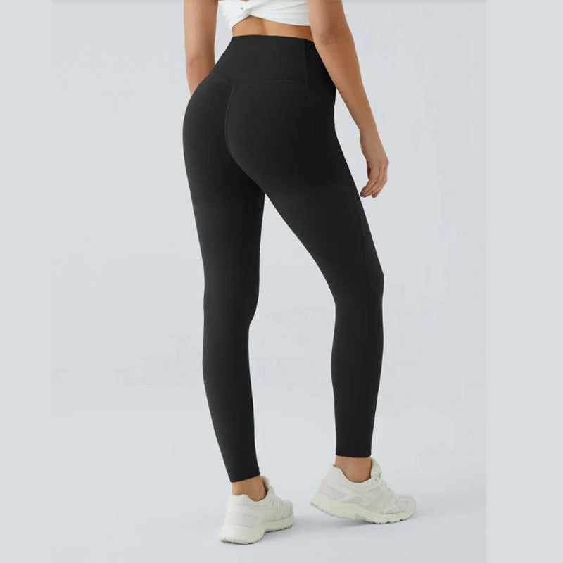 💕2025 HOT SALE 60% OFF🌸High-Waisted Butt Lifting Tummy Control Shaping Training Leggings with Side Pocket