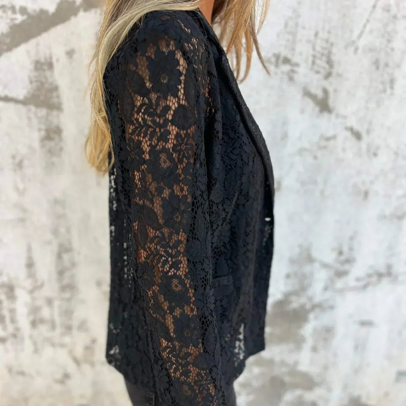 🔥 Hot Sale 55%OFF🔥All-Over Lace Mesh Blazer