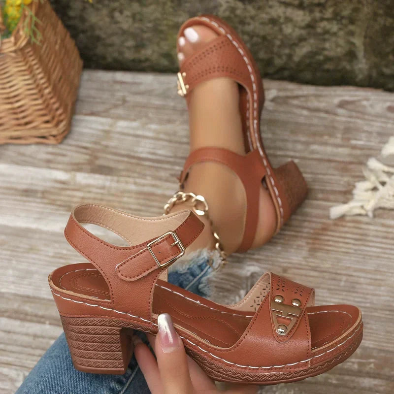 👡The Summer Hot Sale 50% OFF🥰Women's Chunky Heel Sandals