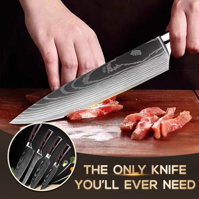 🎁Hot sale 50% OFF✨Multi-Use Kitchen Knife with Wooden Handle