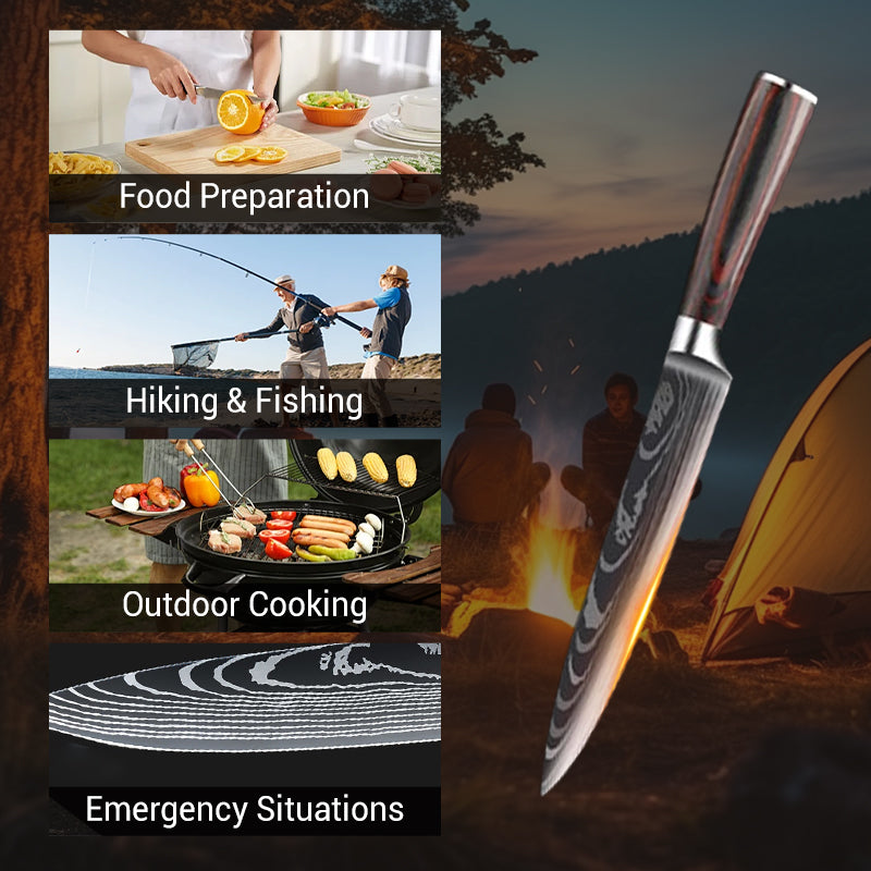 🎁Hot sale 50% OFF✨Multi-Use Kitchen Knife with Wooden Handle
