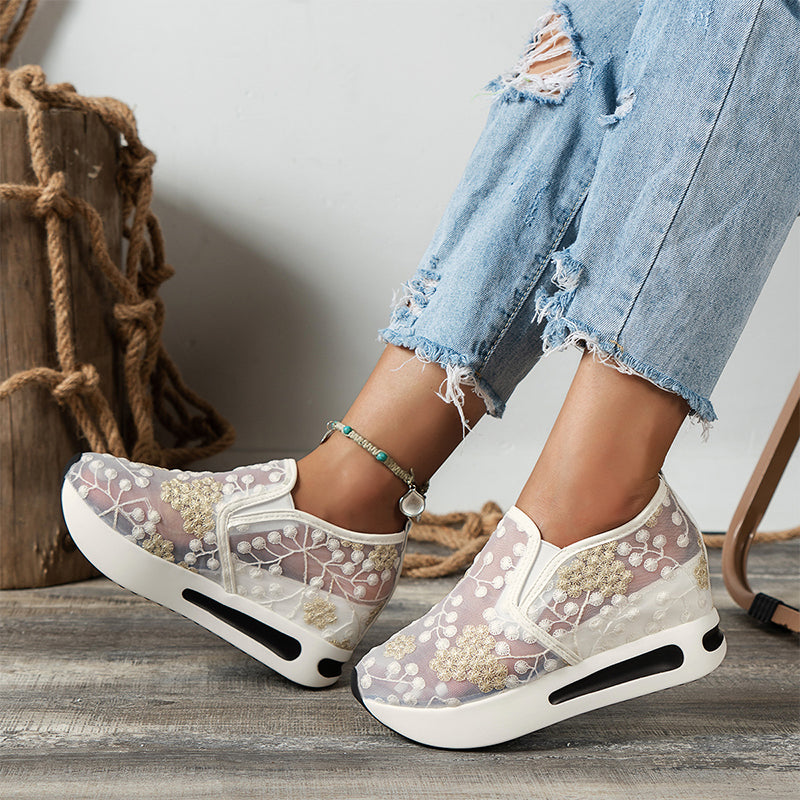 💕2025 HOT SALE 62% OFF💐Women's Casual Mesh Breathable Thick Sole Shoes
